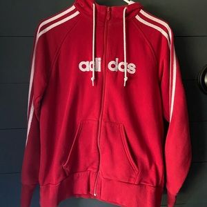 adidas zip up hoodie